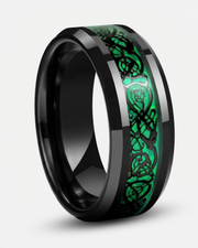 Dragon Motif Statement Ring For Men