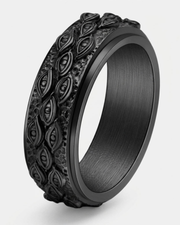 Eye Motif Statement Ring For Men
