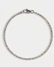 2.5mm Micro Tennis Bracelet For Men