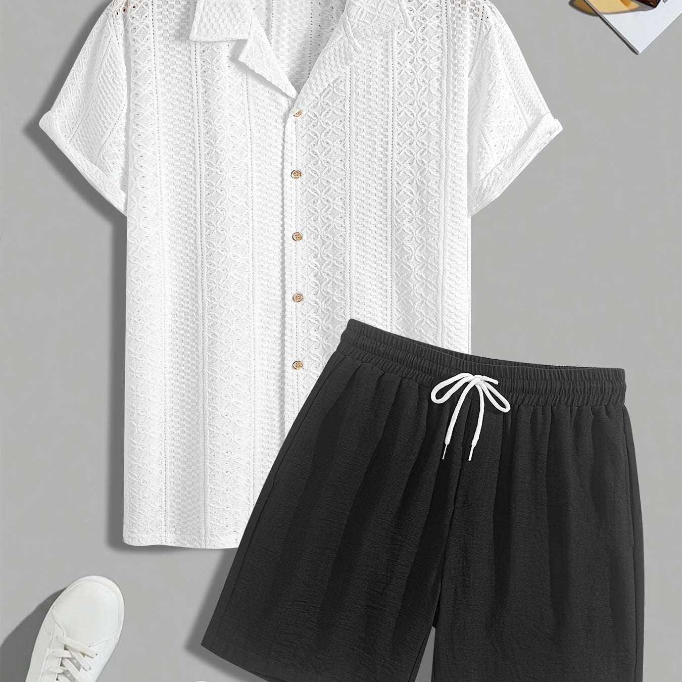 HARRINGTON OXFORD | JACQUARD SHORT SET FOR MEN