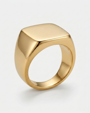 Rectangle Signet Ring For Men