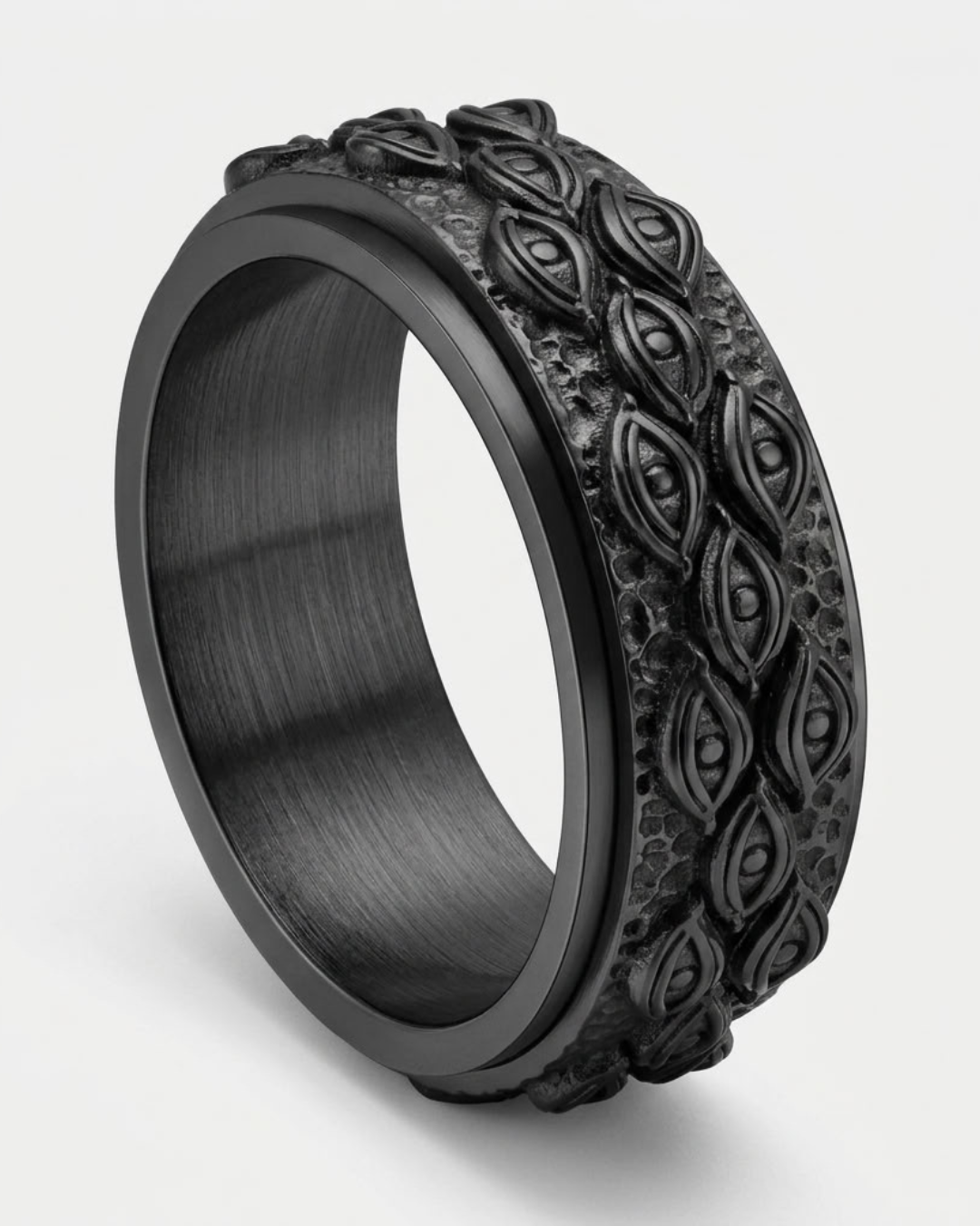 Eye Motif Statement Ring For Men