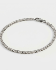 2.5mm Micro Tennis Bracelet For Men