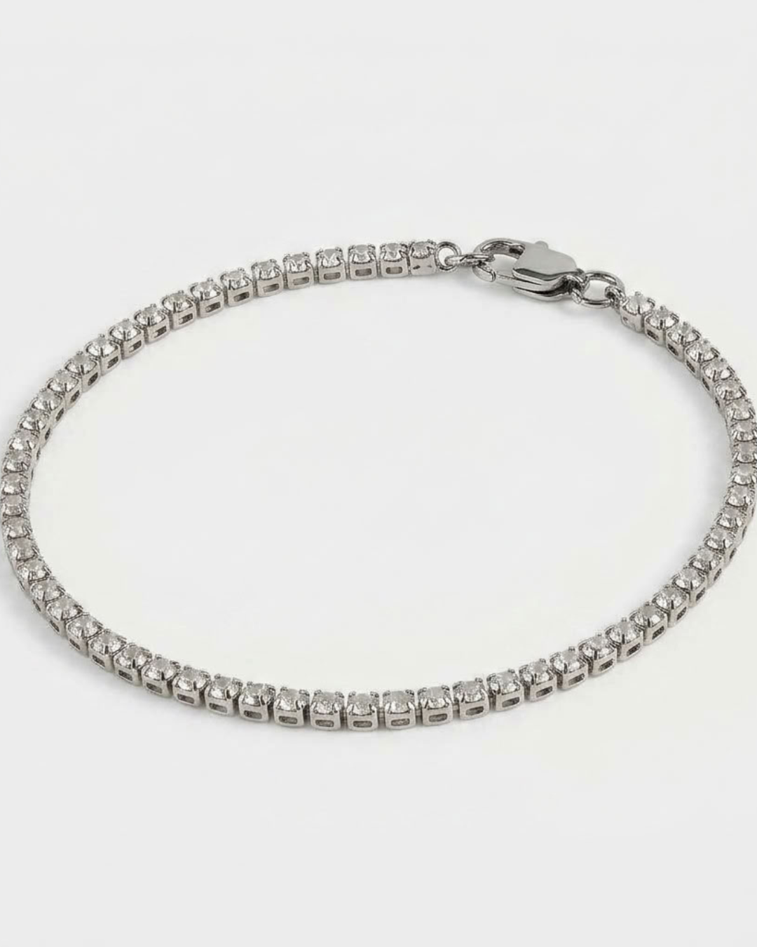 2.5mm Micro Tennis Bracelet For Men