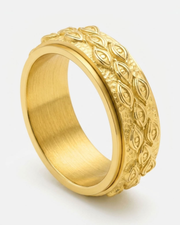 Eye Motif Statement Ring For Men