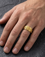 Eye Motif Statement Ring For Men