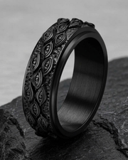 Eye Motif Statement Ring For Men
