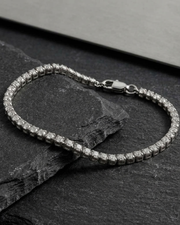 2.5mm Micro Tennis Bracelet For Men