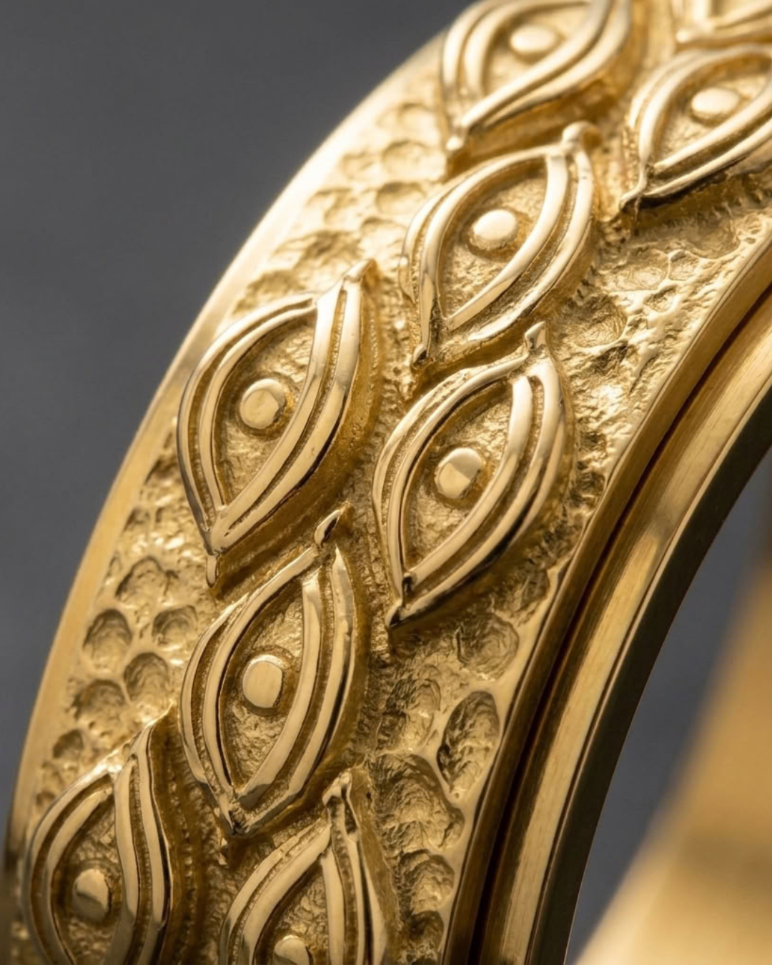 Eye Motif Statement Ring For Men