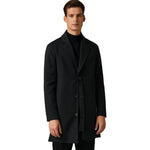 Harrington Oxford | Men's Tailored Wool Overcoat – Classic Long Winter Coat for Smart or Casual Wear Harrington Oxford