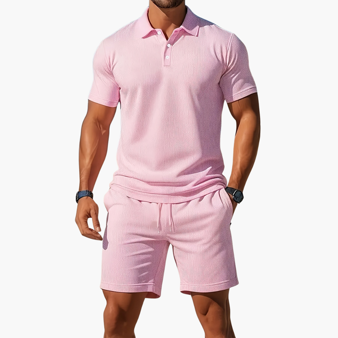 HARRINGTON OXFORD | POLO AND SHORTS SET FOR MEN
