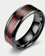Dragon Motif Statement Ring For Men