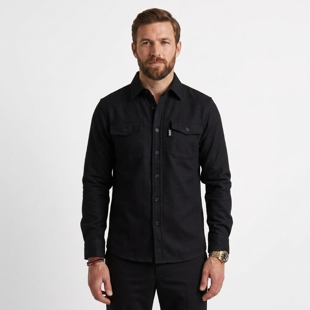 Classic Cotton Blend Button Shirt For Men