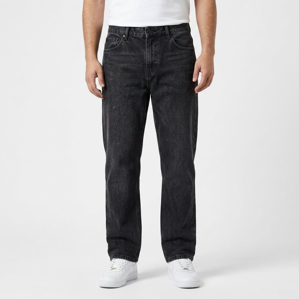Straight-Leg Five-Pocket Jeans For Men