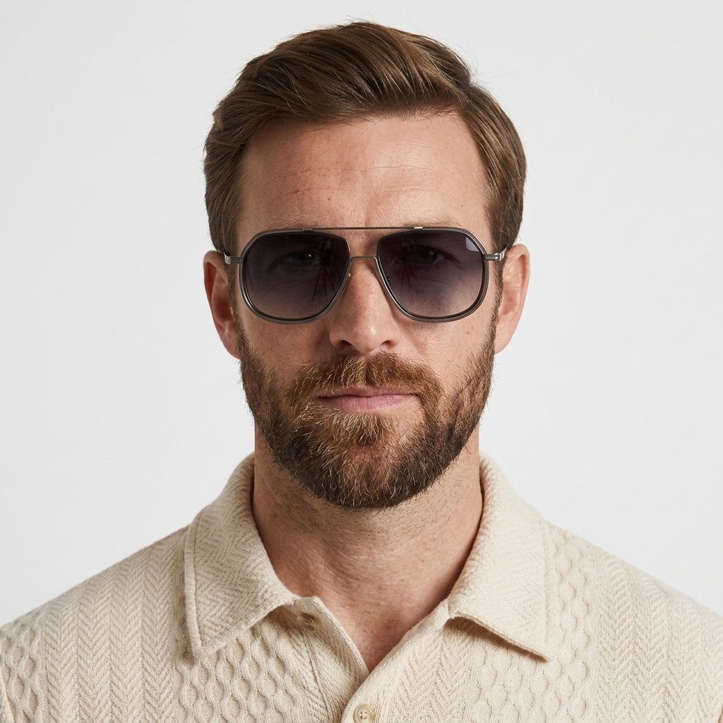 Vintage Aviator UV400 Sunglasses For Men
