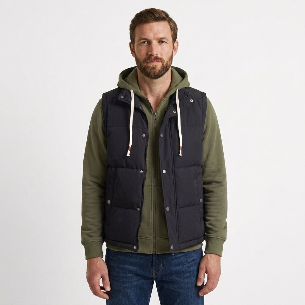 Quilted Gilet Body Warmer Vest For Men