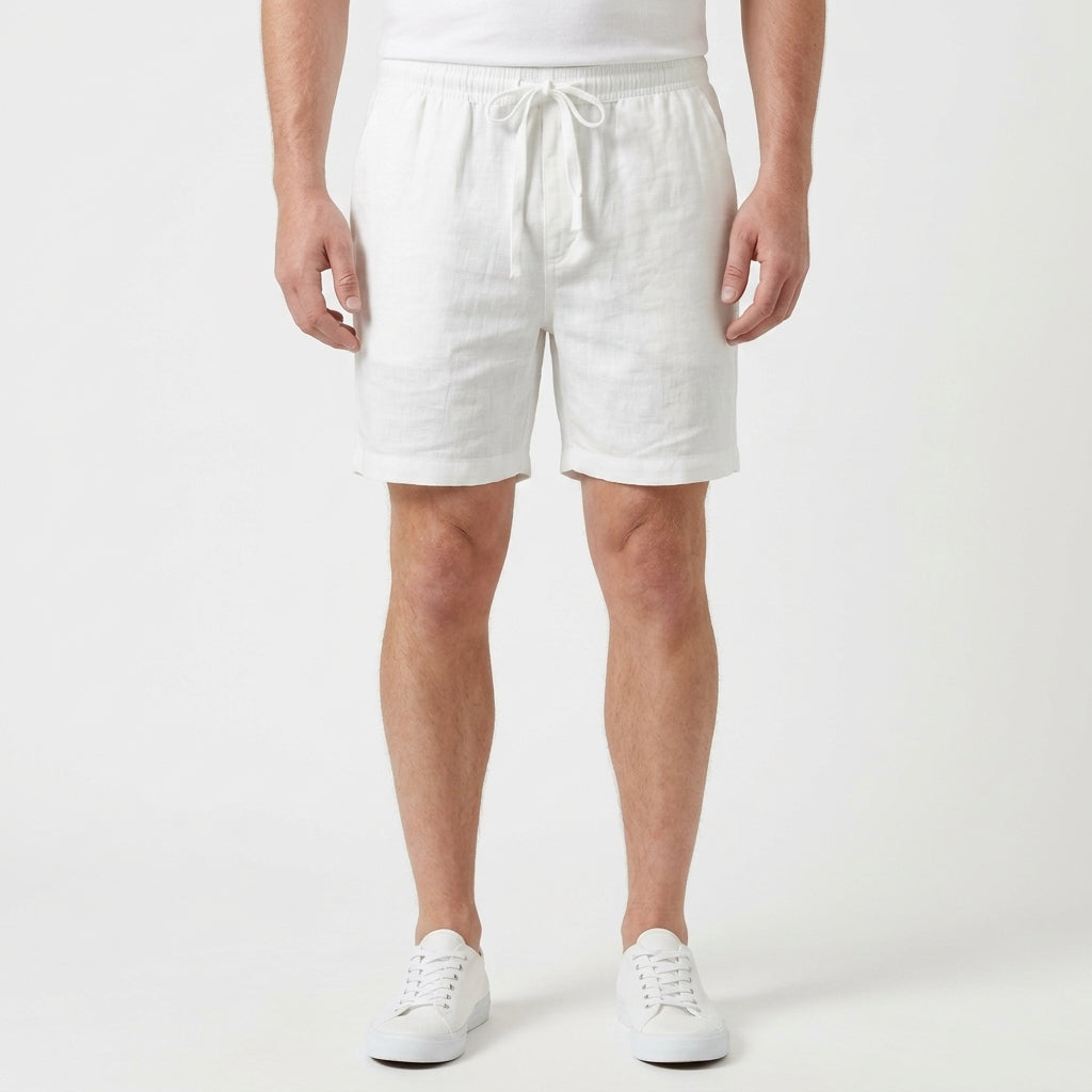 Cotton Linen Summer Shorts For Men