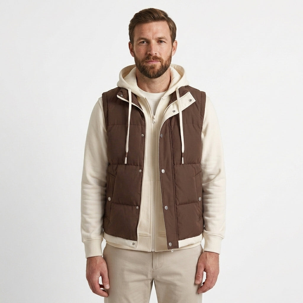 Quilted Gilet Body Warmer Vest For Men