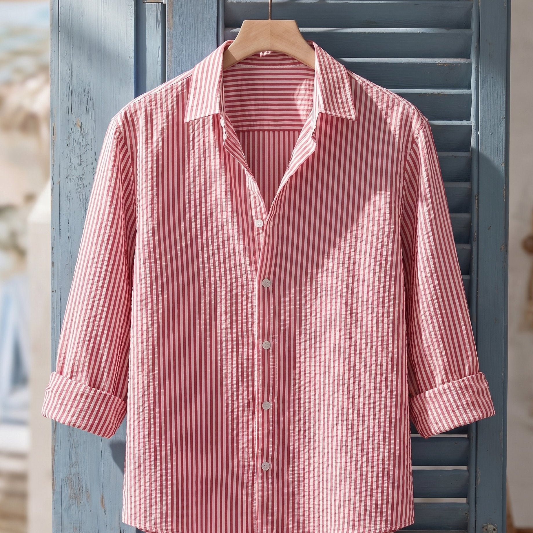 Harrington Oxford | Textured Short Sleeve Shirt For Men