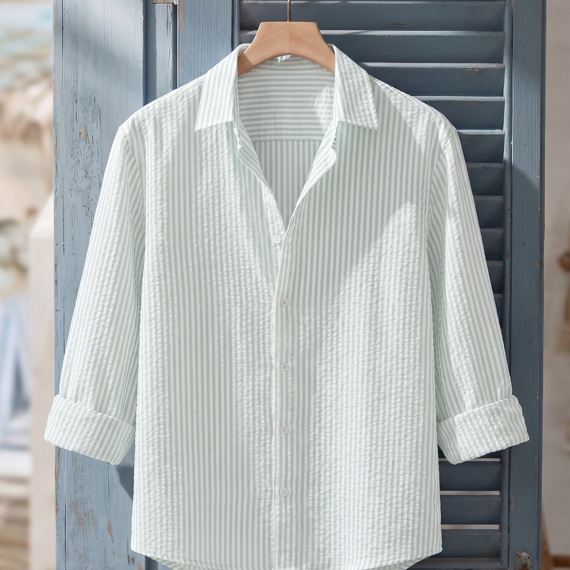 Harrington Oxford | Textured Short Sleeve Shirt For Men