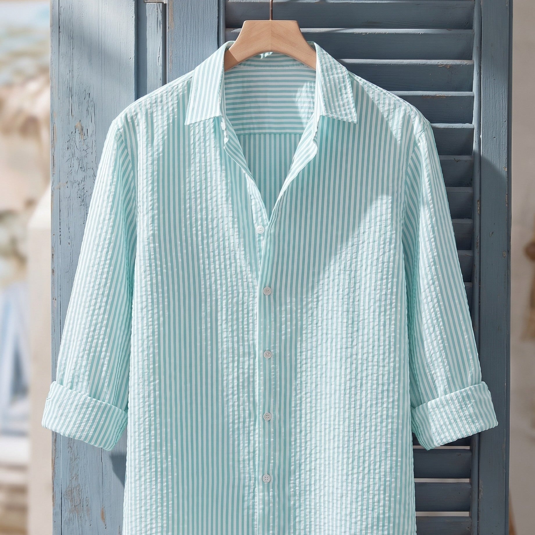 Harrington Oxford | Textured Short Sleeve Shirt For Men