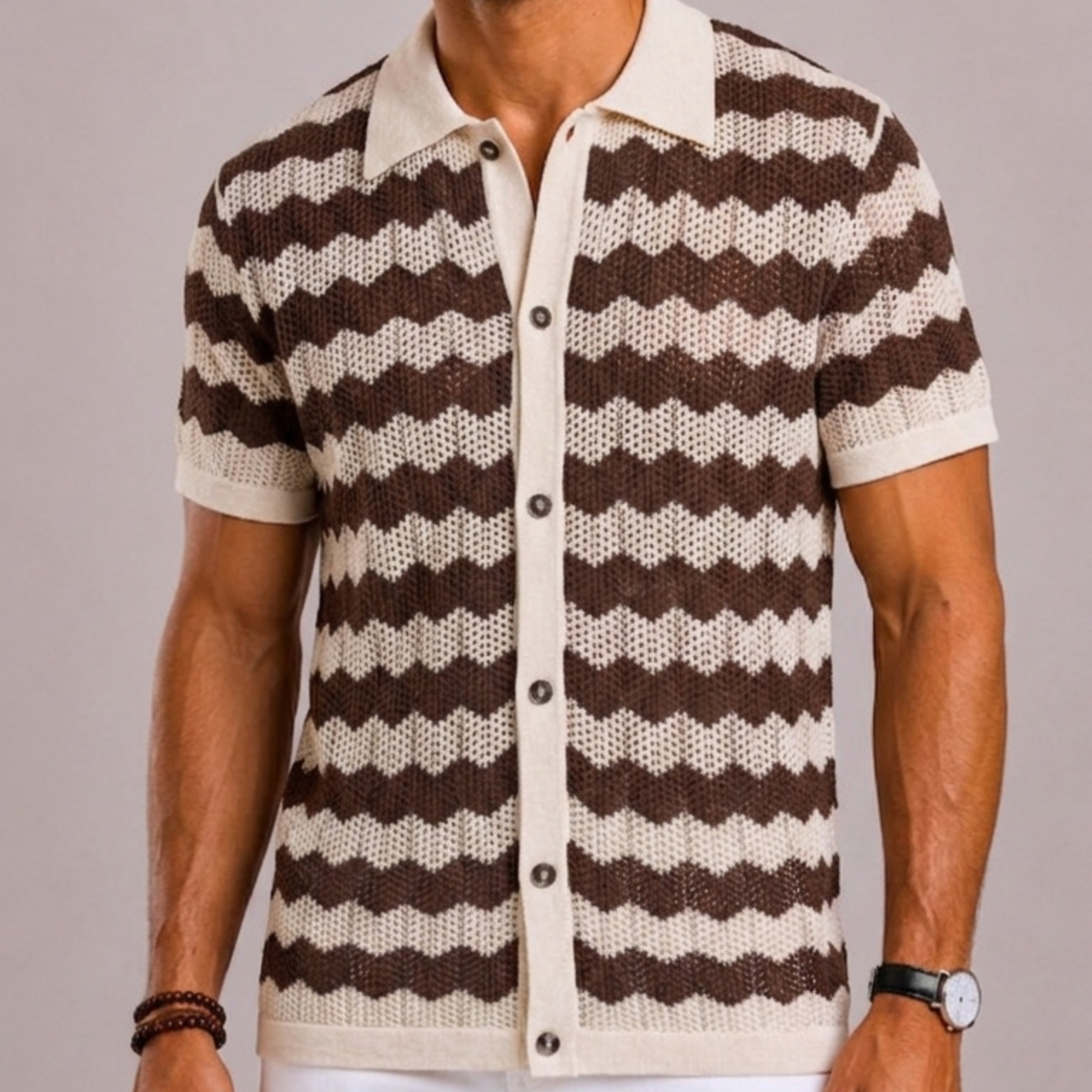 Harrington Oxford | Knitted Polo Shirt For Men