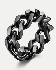 Cuban Link Statement Ring For Men