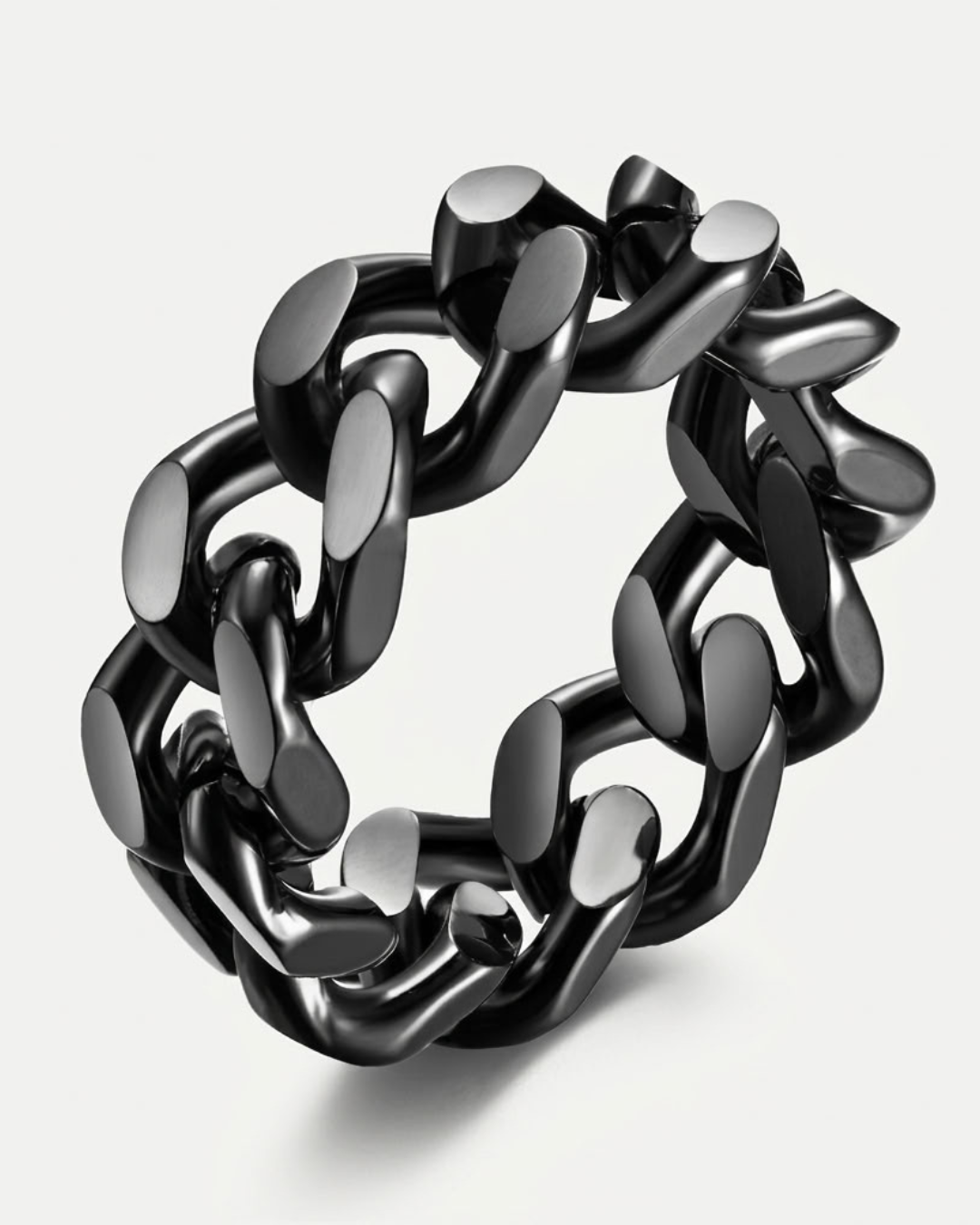 Cuban Link Statement Ring For Men