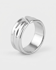 Amsterdam Pattern Band Ring For Men