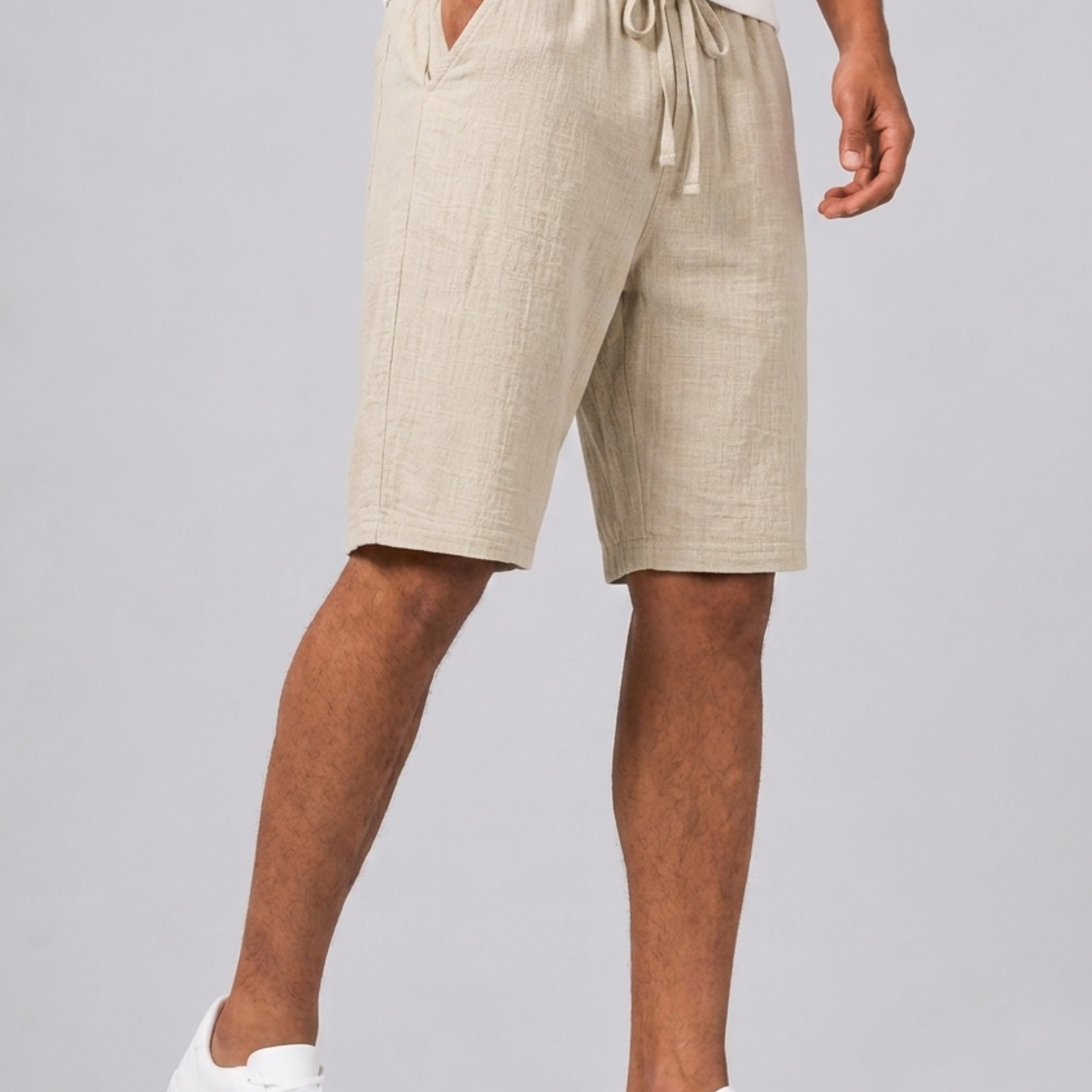 Harrington Oxford | Drawstring Beach Shorts For Men
