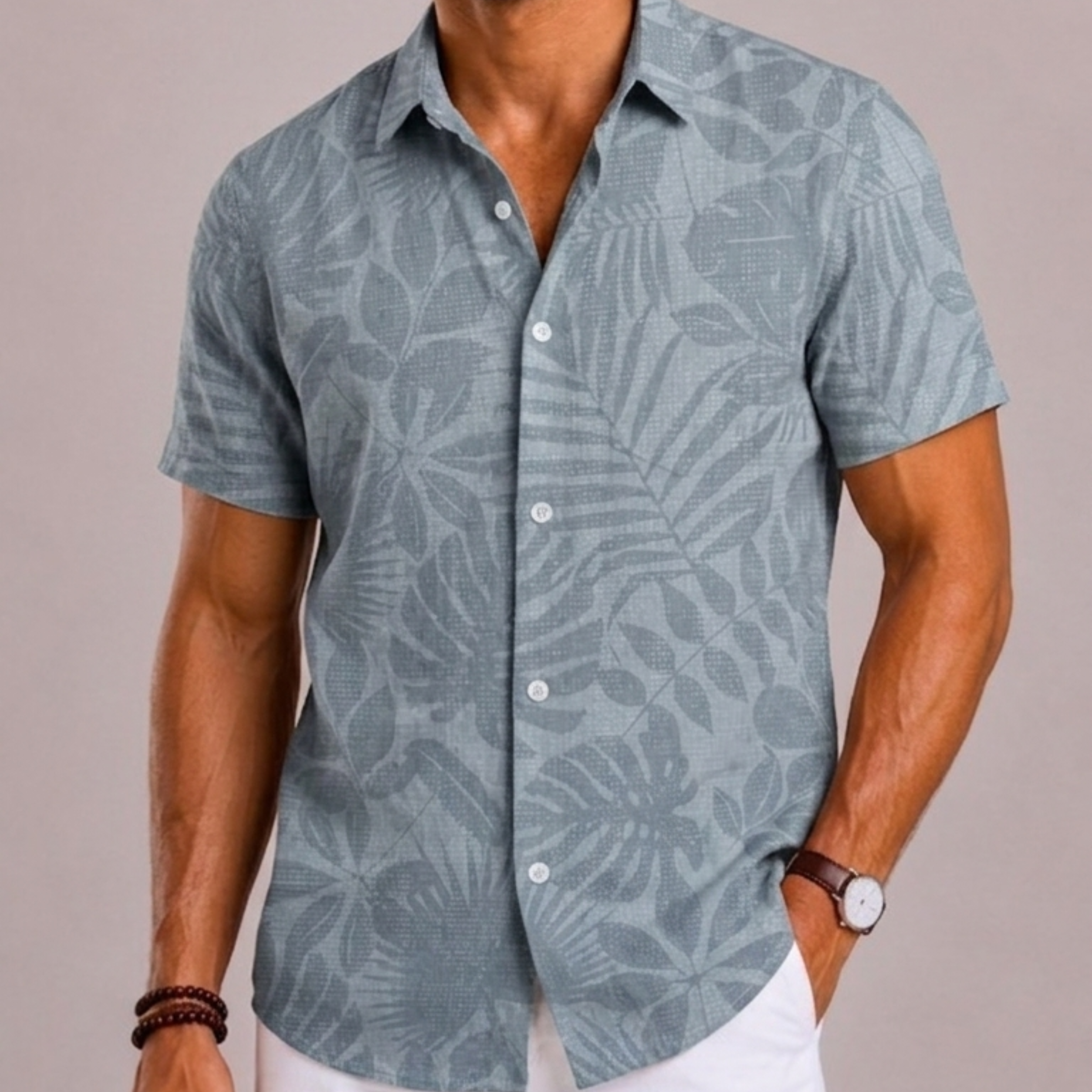 Harrington Oxford | Tropical Shirt For Men