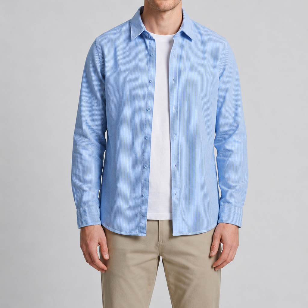 Harrington Oxford | Long Sleeves Corduroy Button Shirt For Men