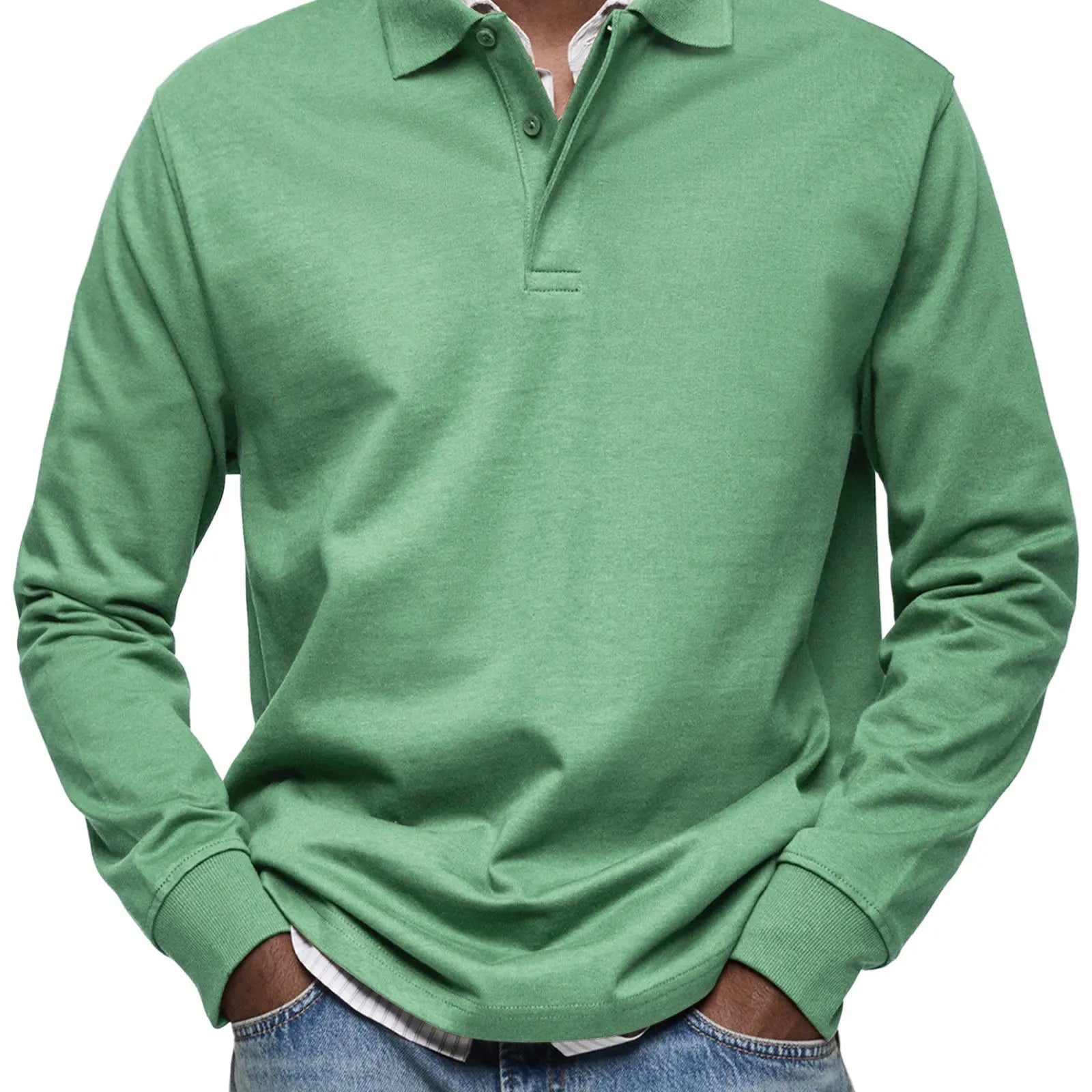 Harrington Oxford | Luxury Long Sleeve Polo Harrington Oxford