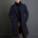 Harrington Oxford | Men's Tailored Wool Overcoat – Classic Long Winter Coat for Smart or Casual Wear Harrington Oxford
