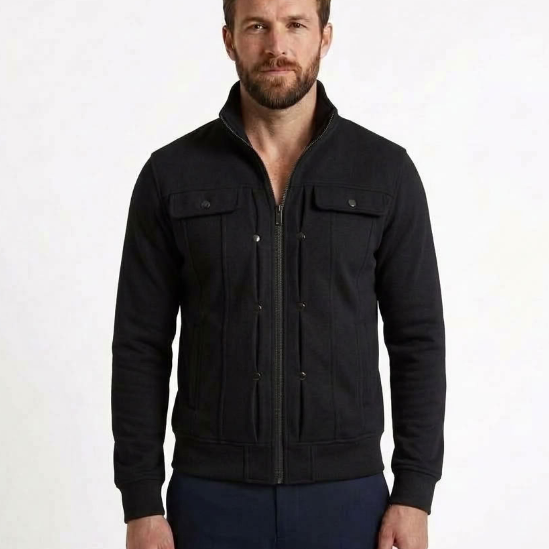 Warm Collared Winter Gilet For Men
