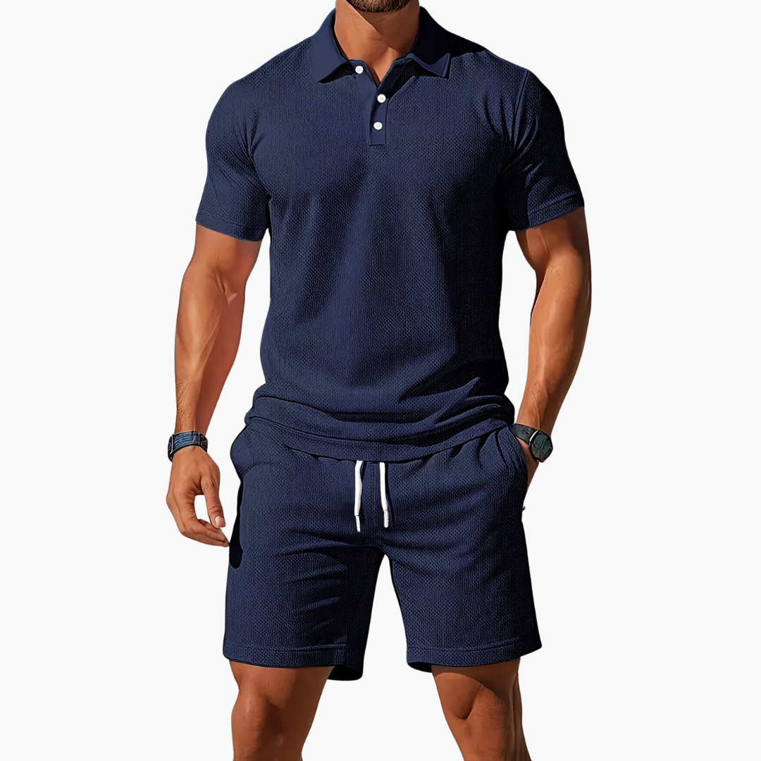 HARRINGTON OXFORD | POLO AND SHORTS SET FOR MEN