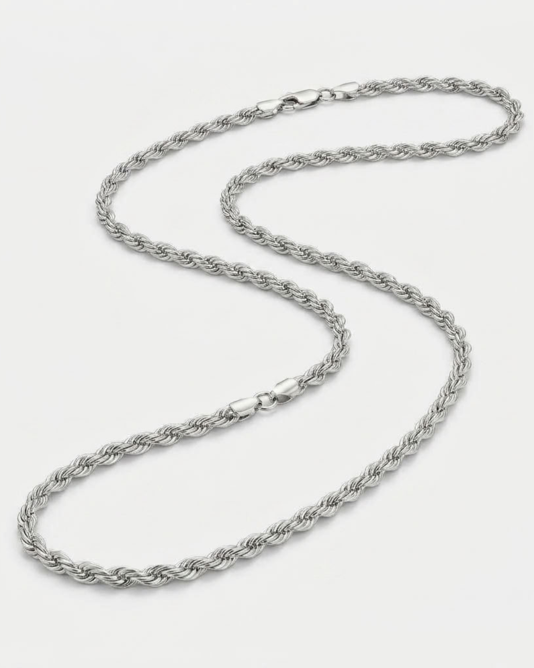 Stainless Steel Rope Chain Necklace For Men