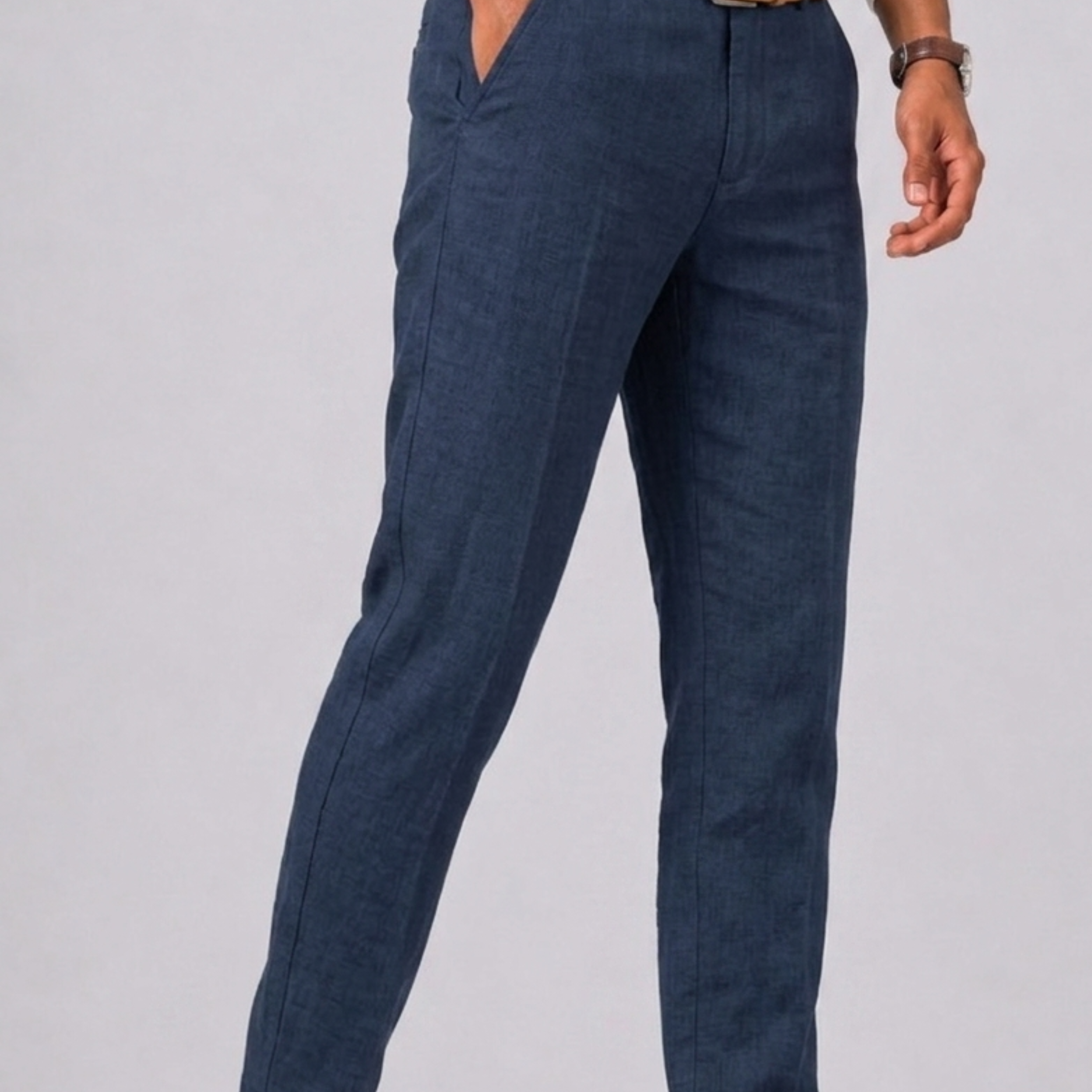 Harrington Oxford | Straight-Leg Trousers For Men