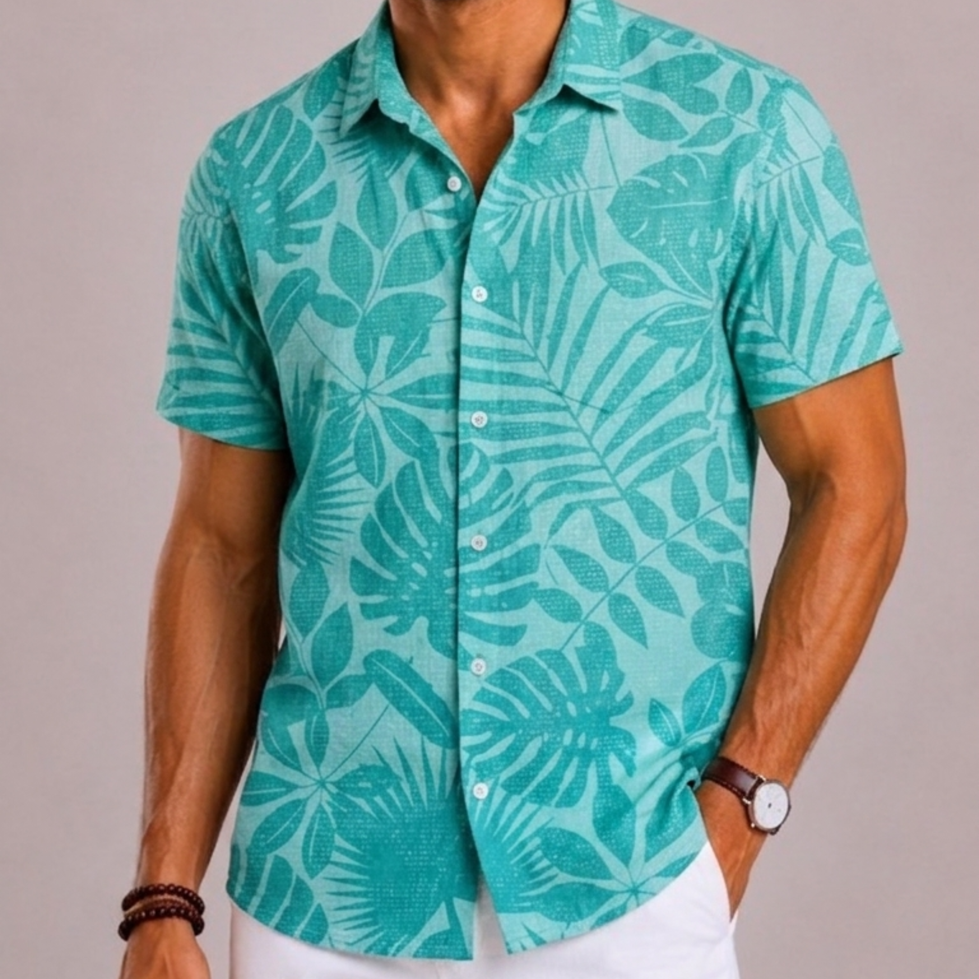 Harrington Oxford | Tropical Shirt For Men