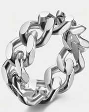 Cuban Link Statement Ring For Men