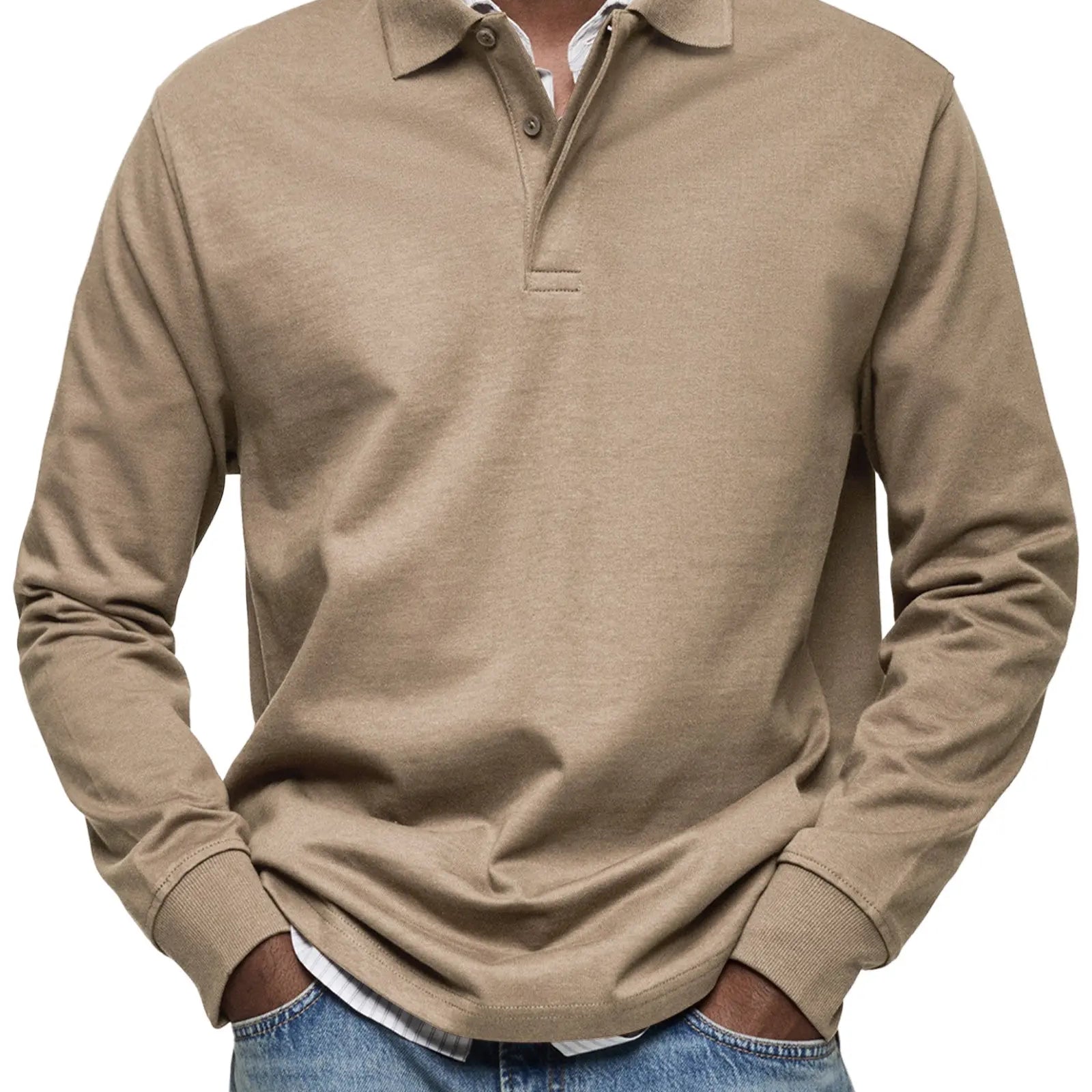 Harrington Oxford | Luxury Long Sleeve Polo Harrington Oxford