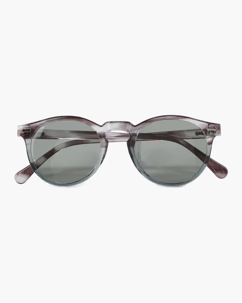 Harrington Oxford | Retro Round Sunglasses for Men with UV Protection Black Harrington Oxford