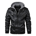 Harrington Oxford | Men’s Hooded Leather Winter Jacket Harrington Oxford