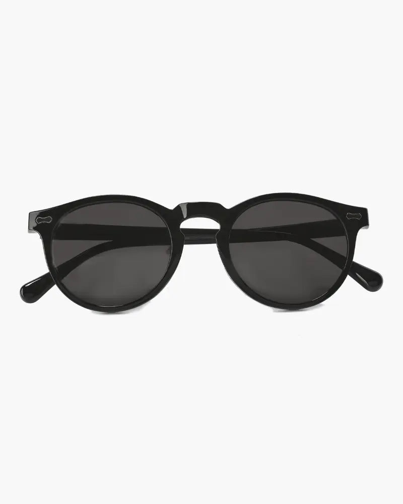 Harrington Oxford | Retro Round Sunglasses for Men with UV Protection Black Harrington Oxford