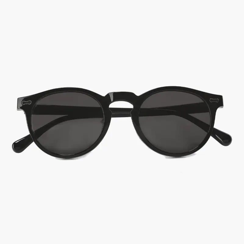 Harrington Oxford | Retro Round Sunglasses for Men with UV Protection Black Harrington Oxford