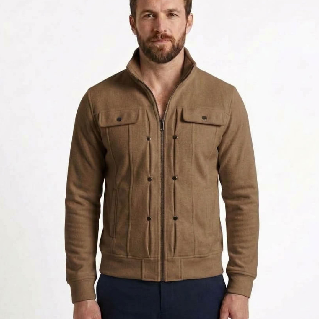 Warm Collared Winter Gilet For Men