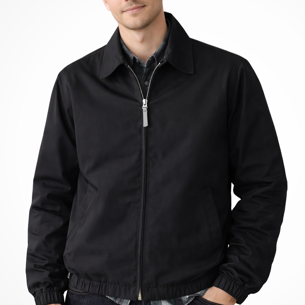 HARRINGTON OXFORD | MINIMAL HARRINGTON ZIP JACKET FOR MEN