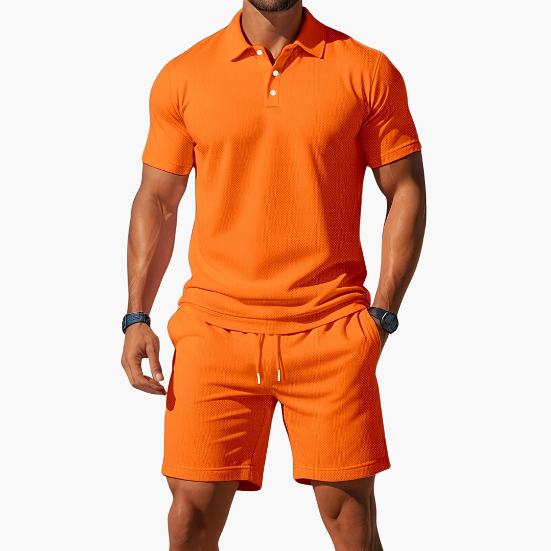 HARRINGTON OXFORD | POLO AND SHORTS SET FOR MEN