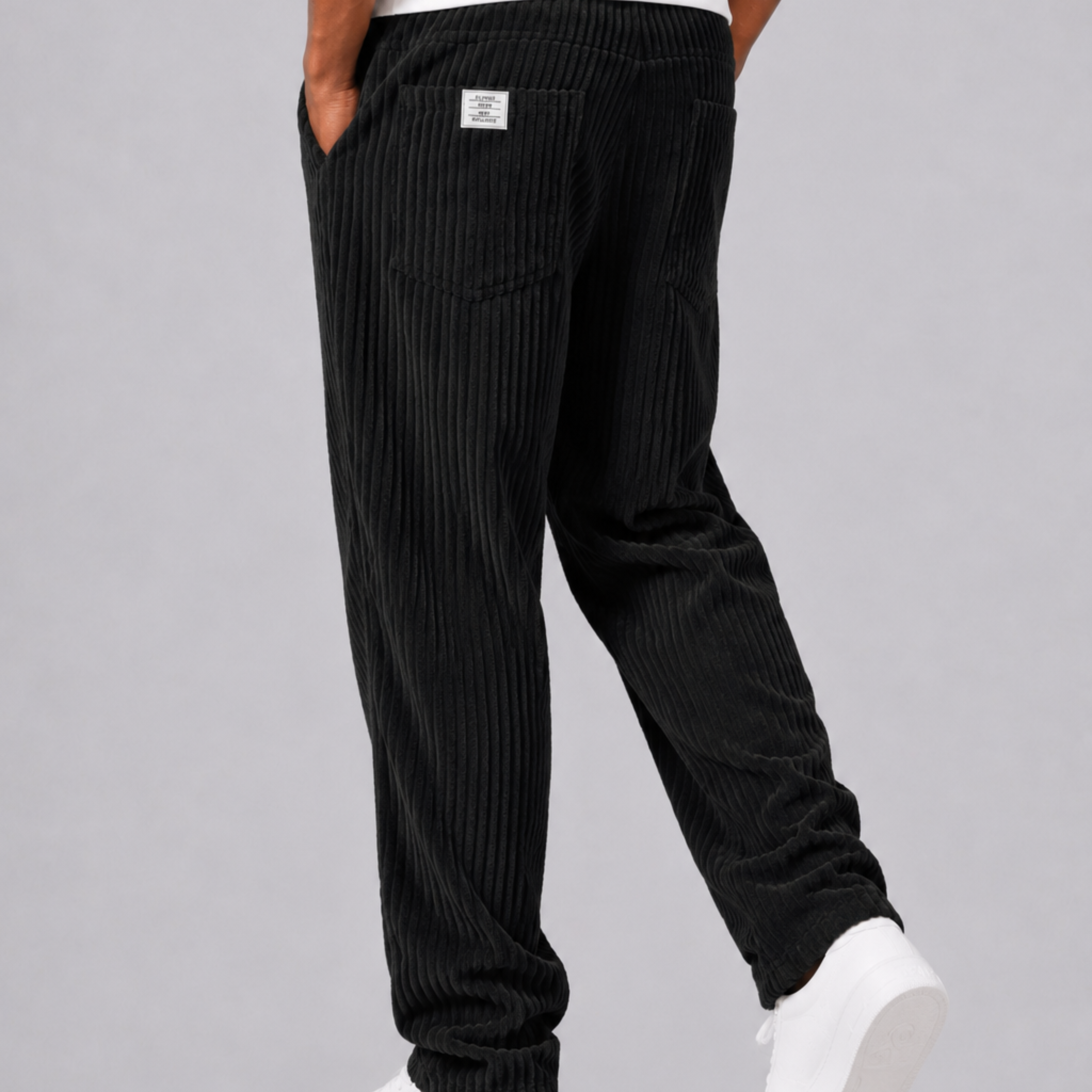 Harrington Oxford | Cord Trousers With Drawstring For Men