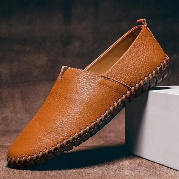 Harrington Oxford | Men’s Hand-Stitched Faux Leather Loafers Harrington Oxford